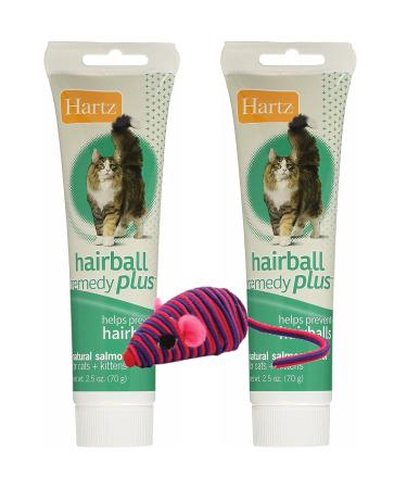 Hartz Hairball Remedy Plus Bundle Color:2 Pastes/Hypno Mouse