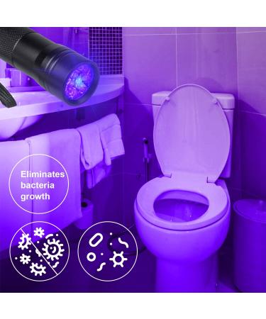 BeinHome UV Flashlight Black Light - 5 Pack UV Lamps with 12 LEDs 395nm Pet Urine Detector for Dog and Cat - Includes 15 AAA Batteries - Buy Online on GoSupps.com