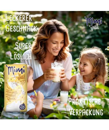 Mimi Milk & Vanilla Powder Drink 12 x 400 g - Preservation Pack - Delicious Vanilla Flavored Drink - Hot and Cold Soluble - Ideal for Hobbies Office Large Family - Buy Online on GoSupps.com