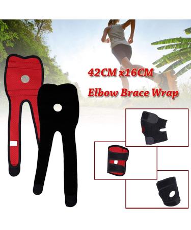 Adjustable Neoprene Tennis & Golfer's Elbow Brace - Arm Support Band for Pain Relief - Buy Online on GoSupps.com