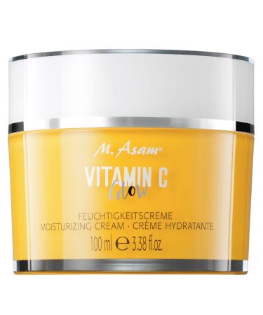 M. Asam Vitamin C Glow Moisture Cream XXL (100ml) - 24h face cream with vitamin C gold complex & turmeric for bright fresh skin moisture cream for intensive moisture & glow 100 ml (1 Pack)