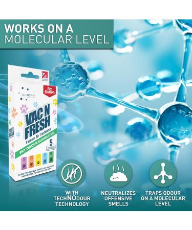 Vac N Fresh Pet Odour Eliminator Inserts - Pet Friendly Smell Neutraliser for Carpet - Dog and Cat Smell Remover - Scented Discs Alternative - Buy Online on GoSupps.com