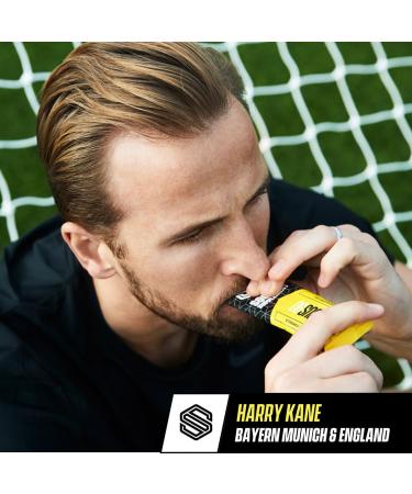 Focus90 Lemon Caffeine Energy Gels (12 x 70g) - 200mg Caffeine Per Serving Quick Release Pre-Workout Gel by Soccer Supplement Informed Sport Tested - Buy Online on GoSupps.com