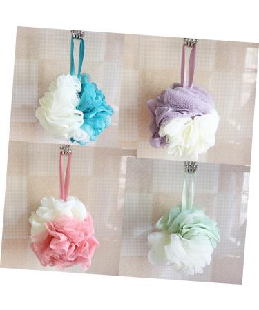 FRCOLOR Exfoliating Bath Shower Balls | Mesh Loofah Sponge & Body Scrub Pouf - Perfect for Adults - Buy Online on GoSupps.com