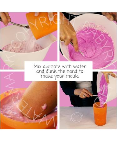 BabyRice Large Hand & Foot Casting Kit - Metallic Gold Paint Included - Buy Online on GoSupps.com