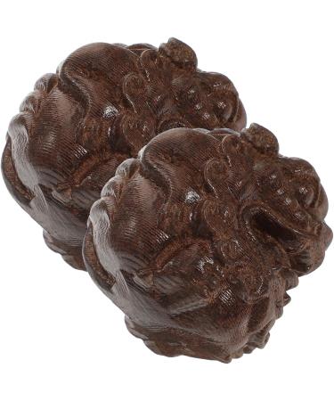 TOVINANNA 10 STK Wenwan Handle Wooden Animal Figurines - Exquisite Vietnamese Agar Wood Desk Decorations & Gifts - Buy Online on GoSupps.com