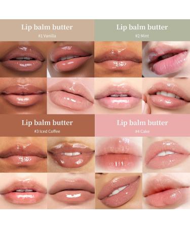  Sitovely 4-color tinted lip balm moisturizing peptide lip tint glossy lip gloss nourishing and shiny lip oil soothes and softens dry lips - Buy Online on GoSupps.com