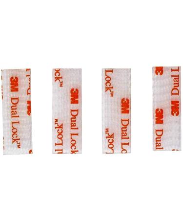 EZ Pass/I-Pass/SunPass/Fastlane Dual Lock Adhesive Mounting Strips 4 Strips Each 1-1/2 in