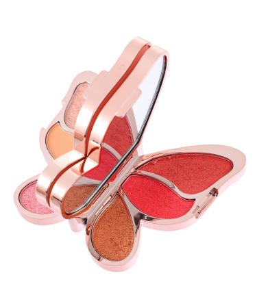 DOITOOL 1pc Eyeshadow Palette Creamy Eyeshadow Makeup Blush Portable Eyeshadow Plate Girl Koi Carp Rose 1 count (Pack of 1) As Shown 2