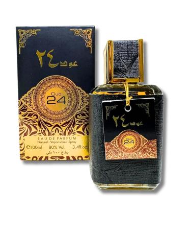 POUR HOMME OUD 24 EAU DE PARFUM 3.4 FL. Oz. Amber fragrance for Men.