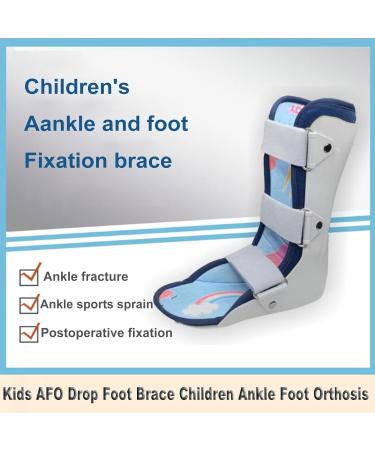 SFKLYU Kids AFO Drop Foot Brace - Ankle Foot Orthosis Night Splint for Children - Support for Strephexopodia & Strephenopodia - Left & Right Pair - Buy Online on GoSupps.com