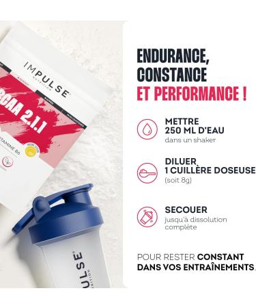 BCAA 2.1.1 Poudre poudre Citron - Leucine Isoleucine Valine + Vitamine B6 - nergie R cup ration & Endurance - Go t Sans Amertume - Compl ment alimentaire Musculation - Buy Online on GoSupps.com