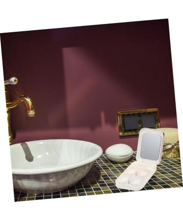 Buy SOLUSTRE Colored Contact Lenses with Mirror Film - Dustproof Travel Box - 2 Sets | International Shipping Available - Buy Online on GoSupps.com