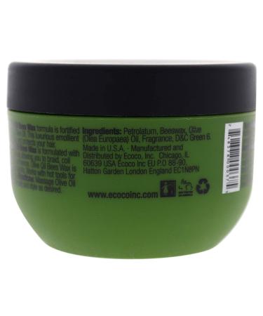 Ecoco Twisted Bees Wax with Olive Oil - Hydrating Hair Styling Product - No Flakes Alcohol-Free Firm Hold for Braids & Locs - 4 Oz - Buy Online on GoSupps.com
