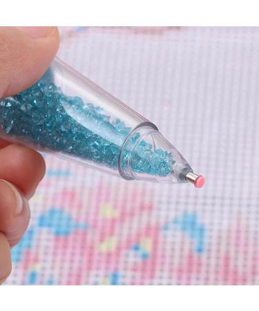Rhinestone Gem Picker for Nail Art - Wax Pencil Crystal Beads Handle for Manicure Nail Art Decoration Nail Art Gem Crystal Pick Up Rhinestone Pickup owl blue - Buy Online on GoSupps.com