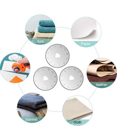 30 Pack 45mm Rotary Cutter Blades - Replacement Blades for Quilting, Sewing, and Crafting - Buy Online on GoSupps.com