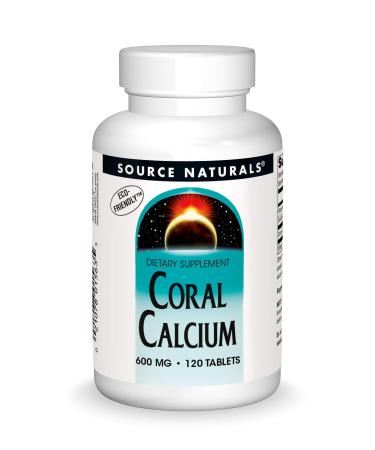 Source Naturals Coral Calcium 600 mg 120 Tablets