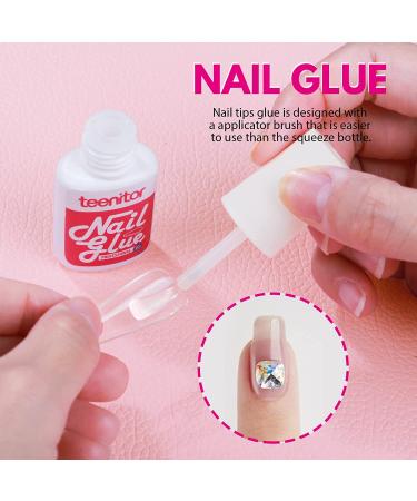 Teenitor Clear Coffin Nail Tips Set | 600pcs Full Cover Fake Nails | Acrylic Nail Clipper & Stand | DIY Press On Nails - Buy Online on GoSupps.com
