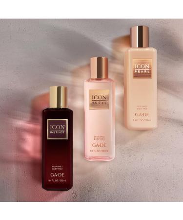 Icon Roses Body Mist - Enriched with Plumeria Extract Rose Violet Leaves Jasmine - Notes of Tangerine - Body Spray for Women - 8.4 oz - Buy Online on GoSupps.com