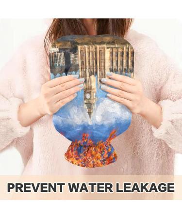 Buy Naanle Maple Big Ben 2L Transparent Hot Water Bottle - Large Heat & Cold Therapy for Pain Relief | Ideal for Bed & Hand/Foot Comfort - Buy Online on GoSupps.com
