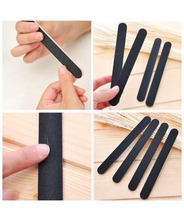 BTYMS 25Pcs Nail Files 180/240 Grit Double Sided Emery Boards for Natural Nails - Fine Grit Nail Buffering Files - Buy Online on GoSupps.com