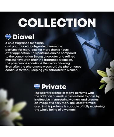 Premium Perfume with Pheromones for Men Diavel with Oxytocin to Attract Women - Cologne Pheromone Perfume Spray 25ml - Buy Online on GoSupps.com