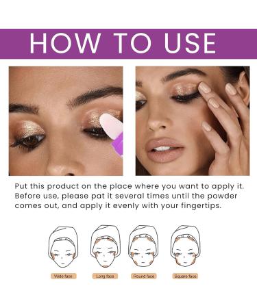 Duqulle Powder Highlighter makeup waterproof whitening powder 9 g waterproof oilregulating highlighter makeup for all skin types face and body brown - Buy Online on GoSupps.com