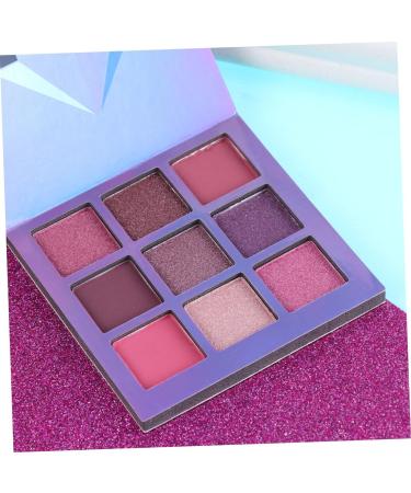 DOITOOL 3pcs 9 Eyeshadow Metallic Eye Shadow Palettes Makeup Palette Powder Eye Shadow Diamond 1 count (Pack of 1) Purplex3pcs - Buy Online on GoSupps.com