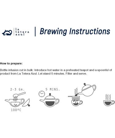 PHARMADUS LA TETERA AZUL Premium Rooibos Infusion With Tila Melissa And Orange Blossom Relaxing infusion Rooibos Relax Bulk jar of 115 grams for 46 infusions - Buy Online on GoSupps.com