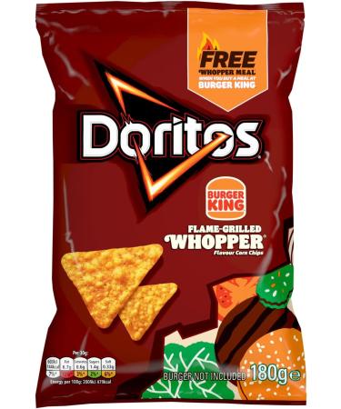 Doritos Burger King Flame Grilled Whopper 180g - Pack of 1 - Buy Online on GoSupps.com