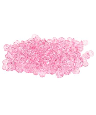 Baby Schnuller 200 pieces acrylic pacifier baby nipple baptism birthday present mini decoration accessories baby party necklace acrylic baby pacifier necklace (pink)