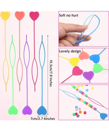 6-Piece Hair Beader Tool Set with 1000 Mini Rubber Bands - Hair Braiding Styling Kit for Kids - Buy Online on GoSupps.com