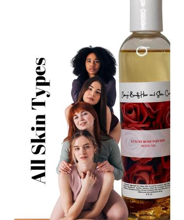 EBONY'S BEAUTY HAIR AND SKIN CARE LUXURY ROSE INFUSED BODY OIL - Buy Online on GoSupps.com