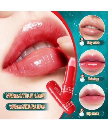 Festive Honey and Fruit Lip Balm Box Set Soothing Lip Care Holiday Gift Package Cherry One Size One Size Cherry - Buy Online on GoSupps.com