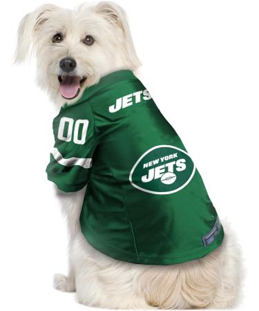 Buy LittleStlearth Pets NFL New York Jets Premium Pet Jersey - Sports Jersey for Dogs & Cats | Size S | Team Color & Paint - Buy Online on GoSupps.com