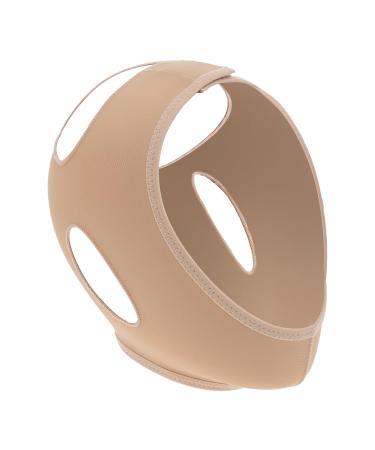 Funzhan Skin Colour V Line Lifting Mask Double Chin Reducer V Shaped Slimming Face Chin Strap Spandex V Line Face Shaping Device Elastic Face Lifting Belt Face Slimming Strap Belt Bandage Skin Color