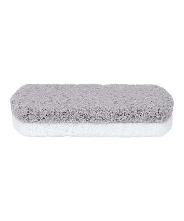 Foot Pumice Stone Double Sided Foot Callus Remover Scrubber Foot Exfoliating Pedicure Tool for Dead Skin (Gray White)