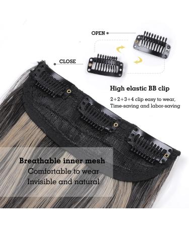 Yddm 24-Inch Wavy Clip-In Hair Extensions - 4PCS Realistic Synthetic Hair for Women | Affordable Full-Head Volume & Easy Application - Buy Online on GoSupps.com