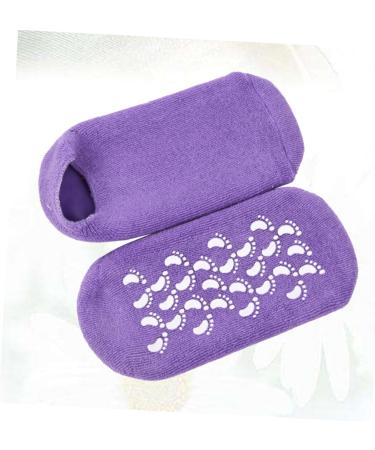 minkissy 1 Pair Purple Socks Slip Proof Socks Spa Cotton Socks Moisturizing Socks Women's Pumps Women's Socks & Hosiery Gel Socks Moisturizing Cotton Socks Spa Socks Whitening Cotton Sock - Buy Online on GoSupps.com