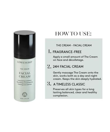 Shop The Cream 24H Facial Cream - Hydrating Vitamin E & Hyaluronic Acid | Anti-Wrinkle | All Ages & Skin Types | Fastest Growing Swedish Beauty Brand - 50 ml - Buy Online on GoSupps.com