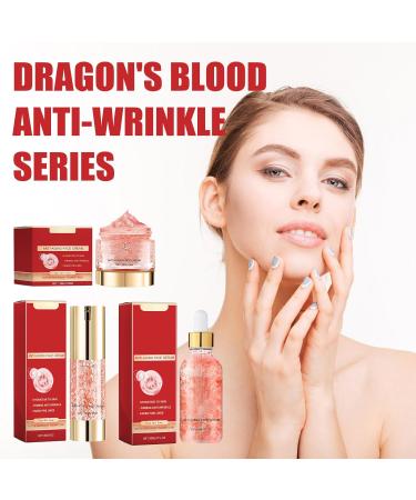 Dragon Blood Cream 30ml Dragon Blood Anti-Wrinkle Serum and 30g Dragon Blood Anti-Wrinkle Cream Reduces Pigmentation and Fine Lines serum - Buy Online on GoSupps.com