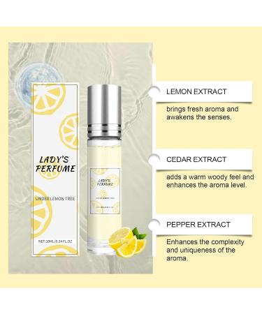 Perfume for Women Rose Flower Fresh Powder Perfume Energetic Long Lasting Eau De Parfum Floral Body Mist Suitable for Travel Size Perfume Gift for Women 2x2x8.5cm Yellow - Buy Online on GoSupps.com