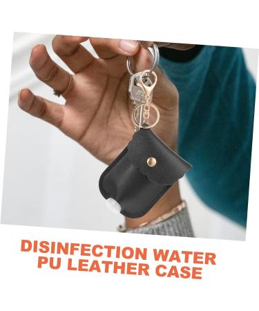 FOMIYES 6-Piece PU Leather Pendants & Keychains - Stylish Hand Soap & Hand Sanitizer Travel Bottles - Key Ring Decor for Easy Access - Buy Online on GoSupps.com