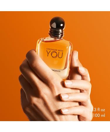 Armani Beauty - Stronger With You - Eau de Toilette - Cologne for Men - Warm Spicy Fragrance - Chestnut Lavender Tender Sage Vanilla Notes 1.7 Fl Oz (Pack of 1) - Buy Online on GoSupps.com