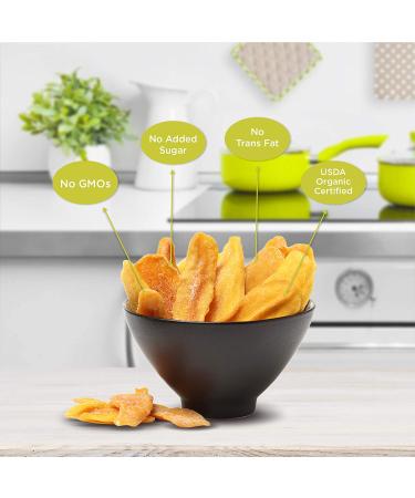 Organic Sun Dried Mangos 3.5oz (Pack of 6) | Kosher & Non-GMO - Buy Now! - Buy Online on GoSupps.com