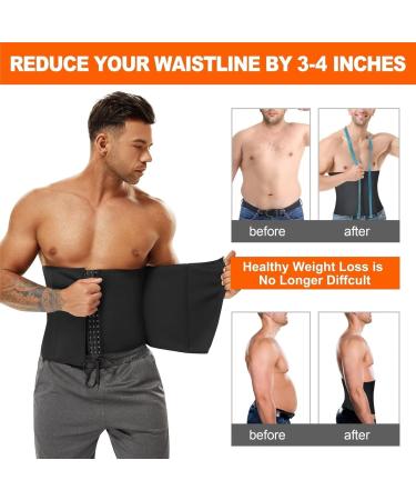 Back Support Back Brace Lumbar Support Waist Trainer Corsets Tummy Control Shapewear Sport Workout Girdle Slimming Back Support Belt(XX-Large) XX-Large Black - Buy Online on GoSupps.com