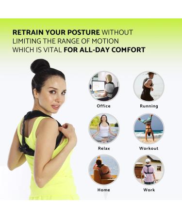 GARNO Posture Corrector: Adjustable Back Brace for Men & Women - Invisible Support for Straight Spine, Neck, Clavicle, Shoulders - Prevents Slumping, Scoliosis & Hunchback - Relieves Pain - One Size Fits Most - Buy Online on GoSupps.com