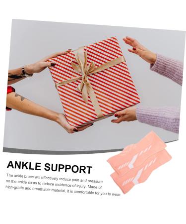 NOLITOY Ankle Socks with Foot Arch Support - Comfortable Pink Plantar Braces for Heel Protection - Perfect for International Shipping - Buy Online on GoSupps.com