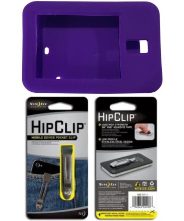 Tandem T-Slim Pump case & Clip Combo. (Purple)