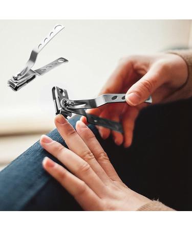 2X Stainless Steel Nail Tips Clipper Trimmer Manicure Nail Art Toes Clippers - Buy Online on GoSupps.com